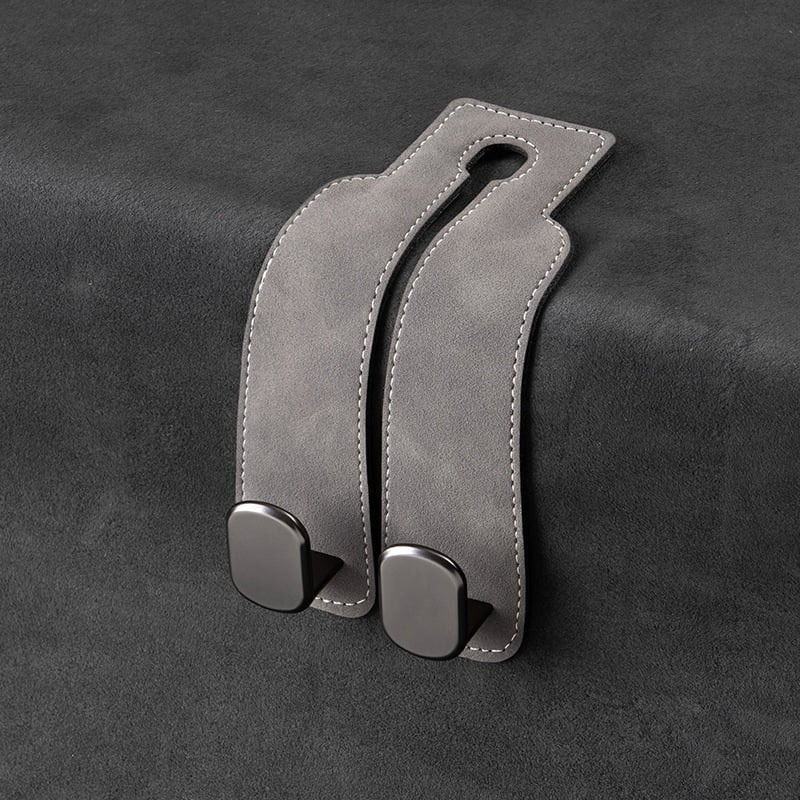🔥LAST DAY SALE 50% OFF - 🚗Car Seat Back Alcantara Storage Hook - 💥Double Hook Holder for Convenient Storage