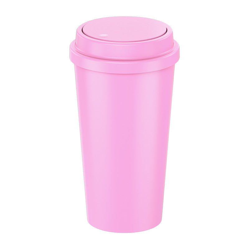 Portable Car Trash Can with Pop-Up Lid